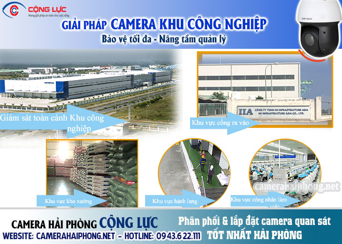 giải pháp lắp đặt quan sát cho khu công nghiệp, nhà máy lớn