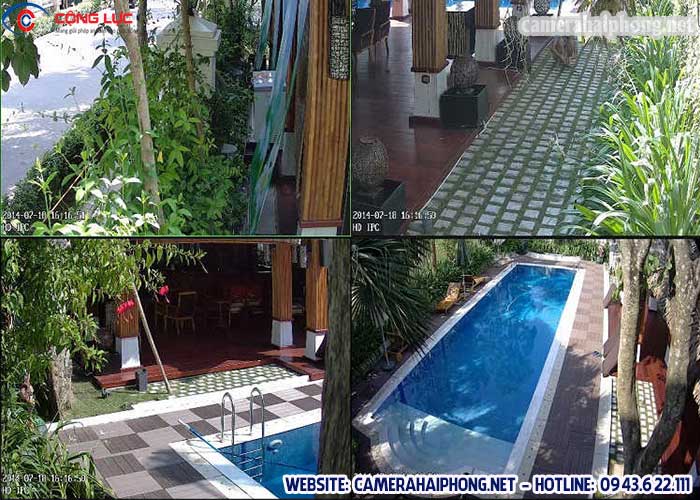 giải pháp lắp đặt camera cho khu nghỉ dưỡng, resort