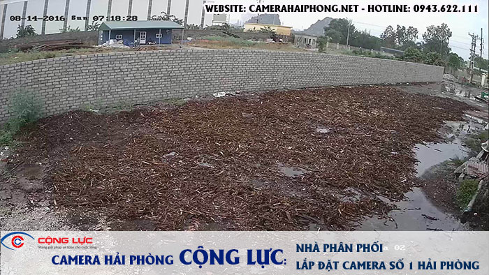 hình ảnh thực tế lắp camera giá rẻ tại hải phòng