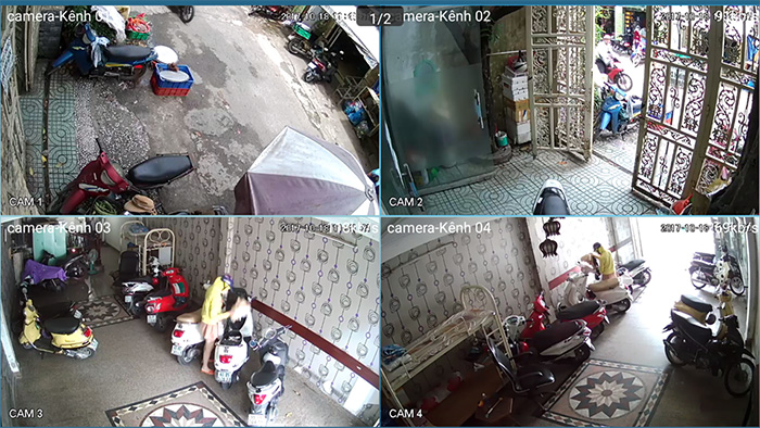 hình ảnh lắp đặt camera quan sát tại hải phòng