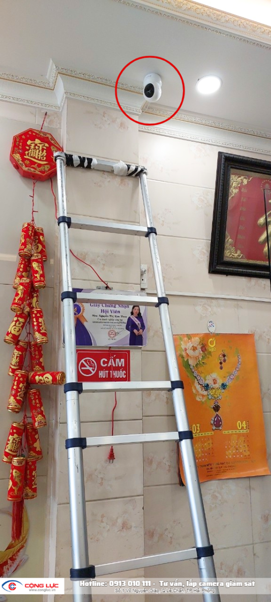 cộng lực lắp camera chống trộm tiệm vàng kim thoa 185 nguyễn đức cảnh 3