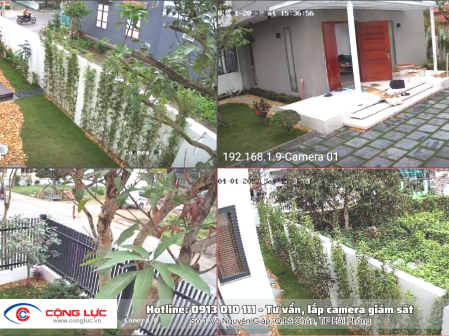 lắp camera cho nhà ở, nhà riêng, gia đình tại dương kinh hải phòng 10