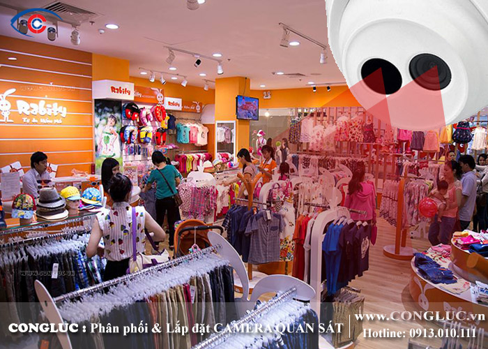 lắp camera quan sát shop thời trang hải phòng