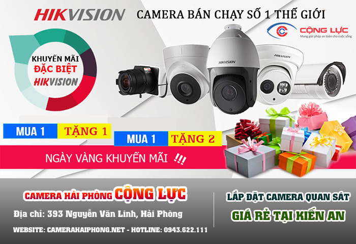 đại lý lắp đặt camera quan sát chính hãng, giá rẻ tại kiến an