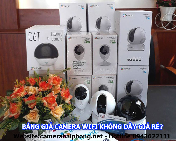 lắp camera wifi không dây giá rẻ tại hải phòng