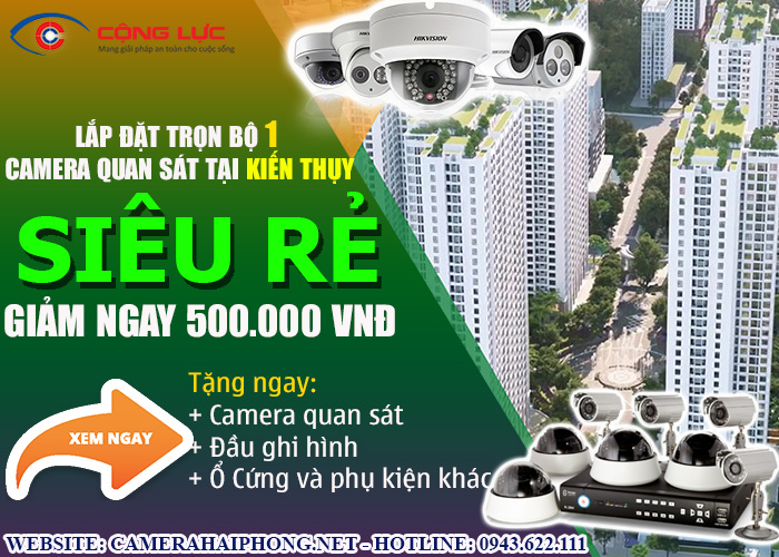 đại lý lắp đặt camera quan sát tại Hải Phòng