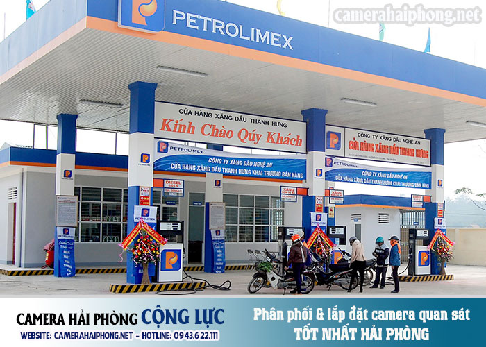 giải pháp lắp đặt camera quan sát cho cây xăng dầu mới nhất