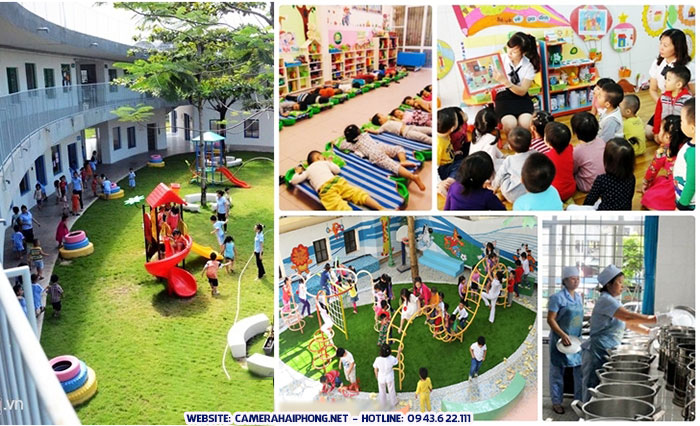 lắp đặt camera cho trường mầm non