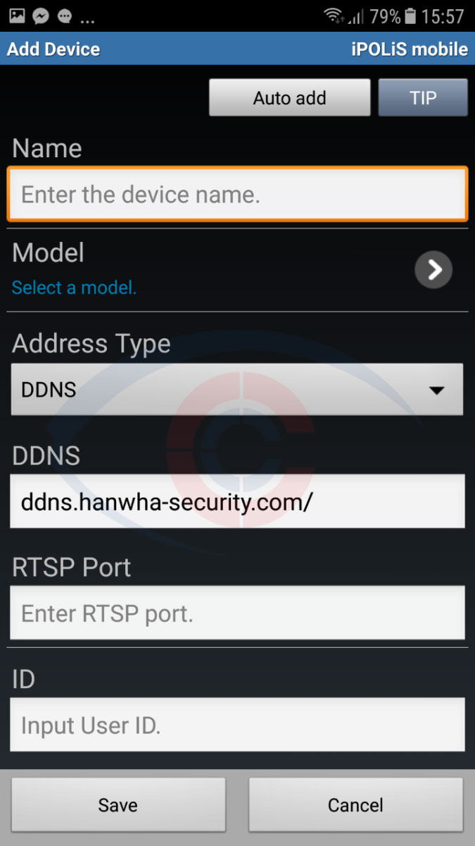 phần mềm ipolis mobile xem camera samsung trên điện thoại di động