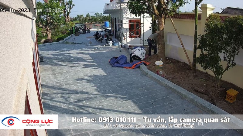 lắp camera tại tỉnh thái bình cho nhà thờ tổ