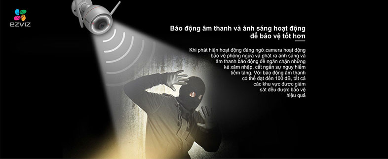 báo giá camera wifi không dây ezviz c3w