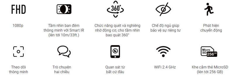Tính năng thông minh của camera wifi