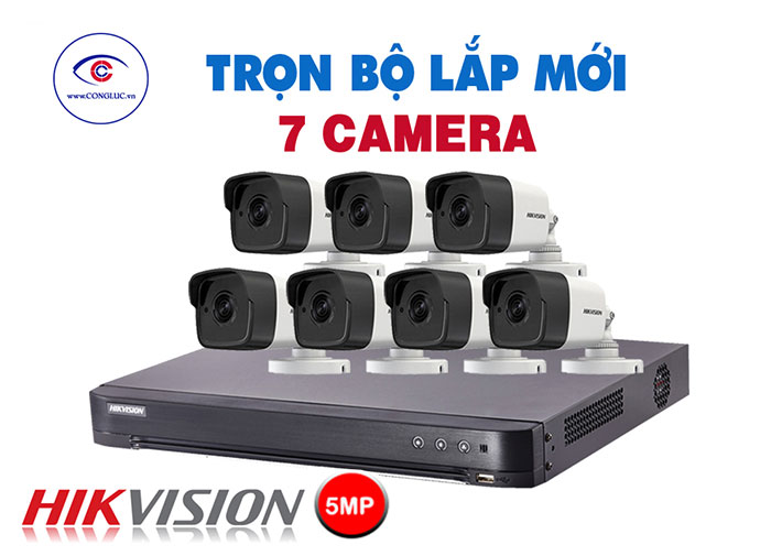 đại lý lắp trọn bộ 7 camera hikvision giá rẻ tại hải phòng