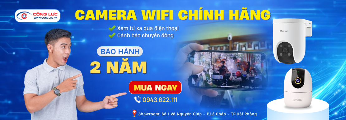 bán camera wifi không dây giá rẻ tại Hải Phòng