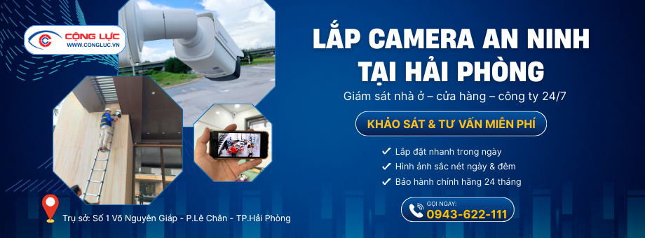 Giải pháp lắp đặt camera an ninh toàn diện tại Hải Phòng