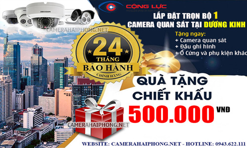 Lắp Đặt Trọn Bộ 1 Camera Quan Sát Giá Rẻ Tại Dương Kinh