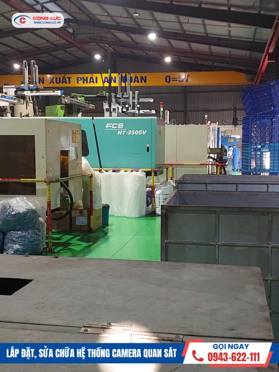 lắp đặt camera nhà xưởng ở An Trì Hùng Vương