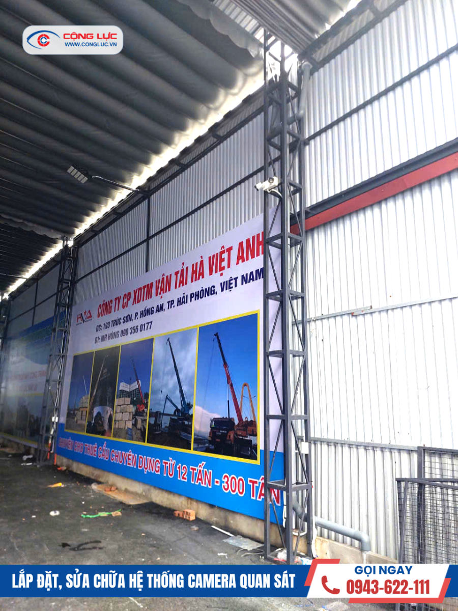 lắp camera giám sát tại sân pickleball văn cao hải phòng