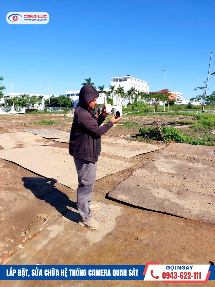 Lắp đặt camera giám sát công trình xây dựng tại Đồ Sơn Hải Phòng