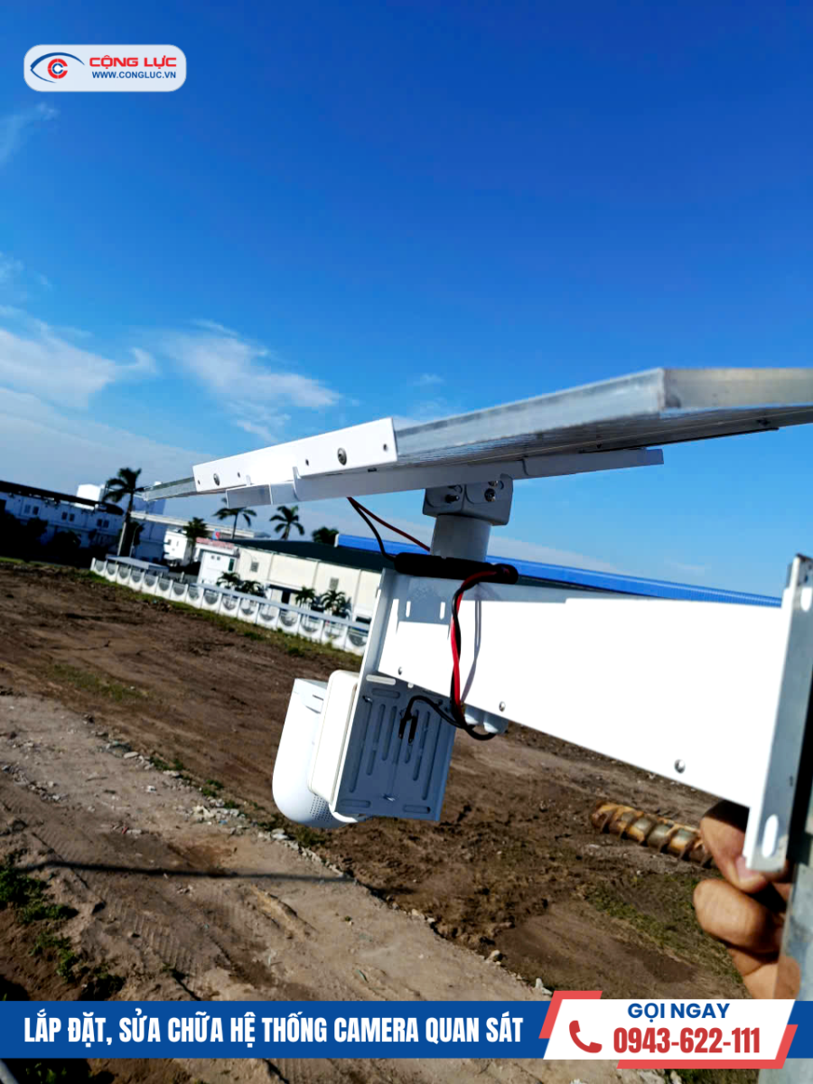 Lắp camera giám sát công trình xây dựng tại Đồ Sơn Hải Phòng - Ezviz Sim 4G H8C 2K 3MP