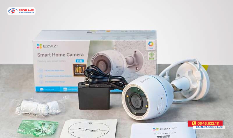 camera wifi ezviz h3c 2mp color chính hãng, giá rẻ