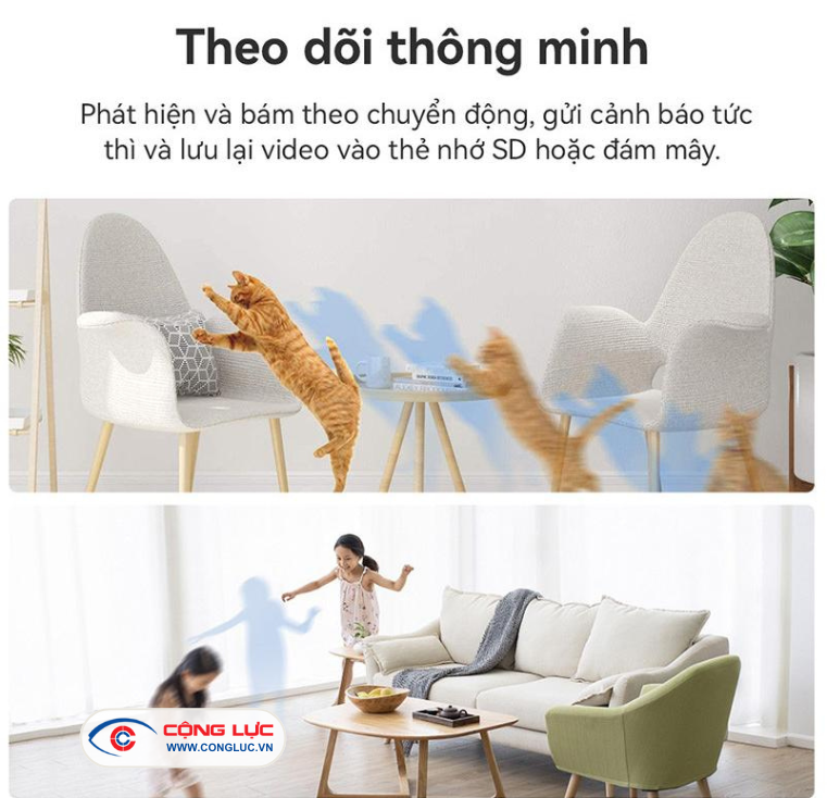 Camera Imou Ranger 2 Pro theo dõi chuyển động tự động