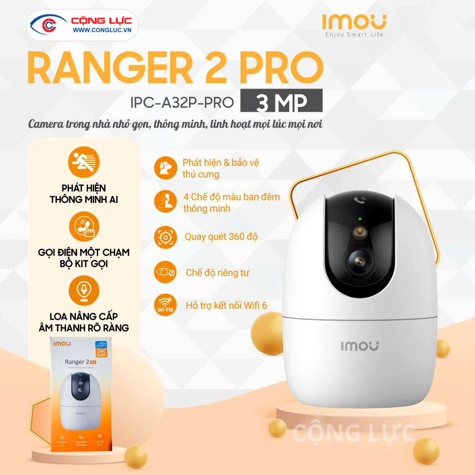 Bán camera wifi imou A32P giá rẻ tại Hải Phòng