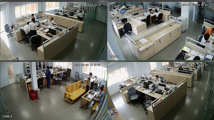 hình ảnh lắp đặt trọn bộ 2 camera quan sát tại hải phòng